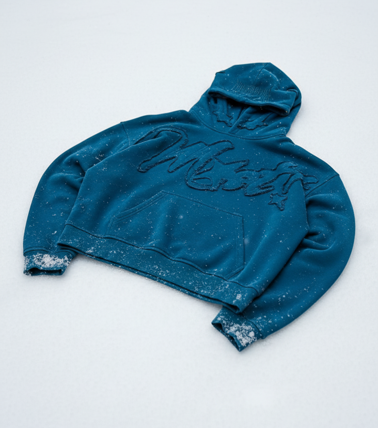 DISTRESS RTW! HOODIE BLUE